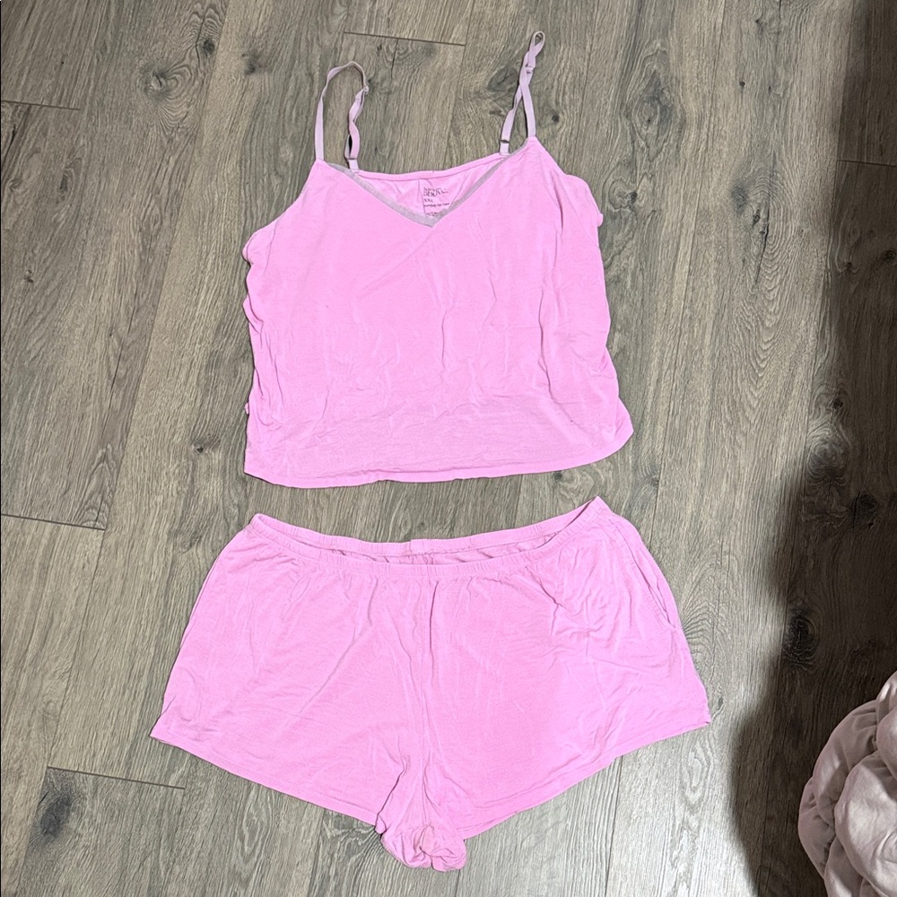 Pink pajama set